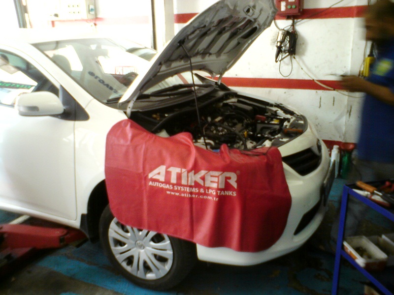 Toyota LPG Sıralı Sistem Montajı #4